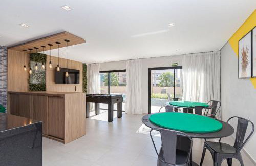 One House – Academia, Piscina e Coworking | Gonzaga Stays - Foto 19