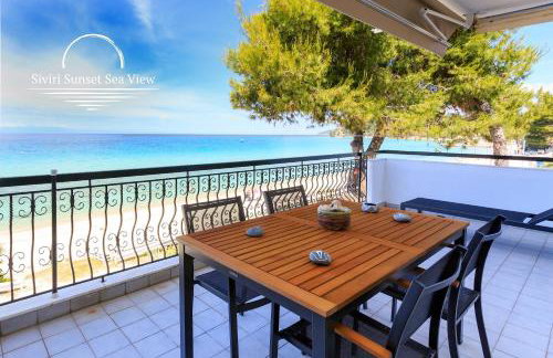 Siviri Sunset Amazing Sea View- With fireplace -Starlink wifi - Foto 13