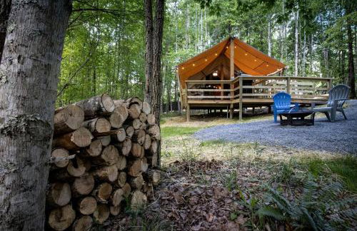 African-Themed Safari Tent for Glamping in West Virginia - Foto 1