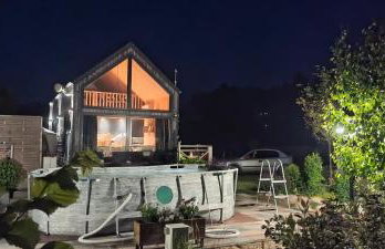 Domek Mazurski całoroczny nad jeziorem z sauną i Jacuzzi SPA - Foto 23