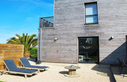 Villa en bois VUE MER avec jardin clos, WIFI, à 500m plage à l'Ile Grande en PLEUMEUR-BODOU REF-269 - Photo 7