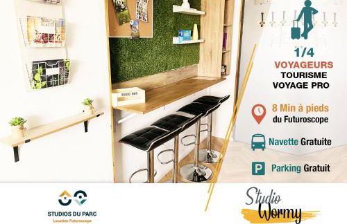 Studios du Parc apparts Hôtel - Futuroscope - Foto 26