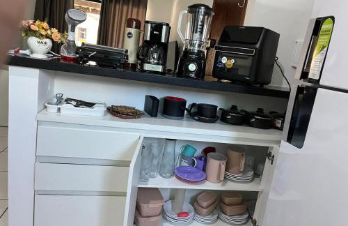 Apto 2 quartos, ar condicionado, 2 banheiros privativos, piscina, no Bairro Cambolo - Foto 15