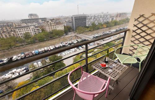 Top floor with Eiffel Tower view and roof top - Foto 6