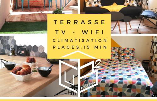 Le Cabanon du Pas du Loup - Studio climatisé RDC - proche mer - Foto 1