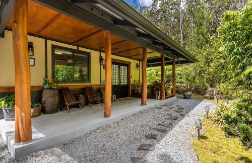 Volcano Tea House Cottage-SpaBath-HotTub-FirePlace - Foto 49