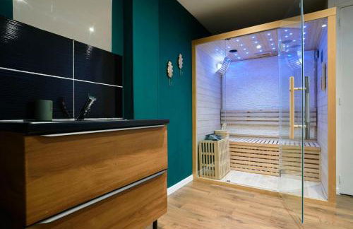 NG Prestige - Nain I Suite Spa Privatif Premium I Jacuzzi - Sauna - Netflix - Projecteur - Foto 13