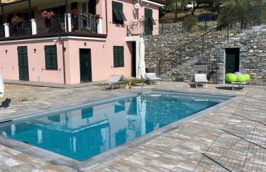 Villa-swimming pool Ca'Du'Ma' Portofino view est - Foto 10