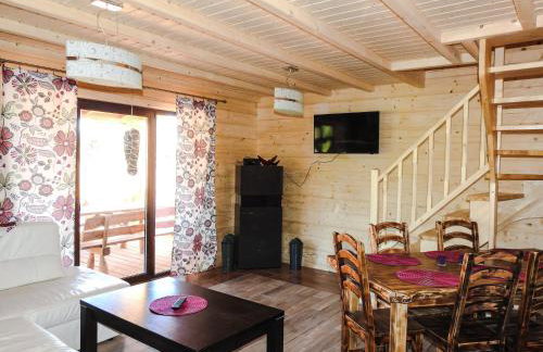 Domki cało roczne z własnym stawem nad jeziorem - Foto 11