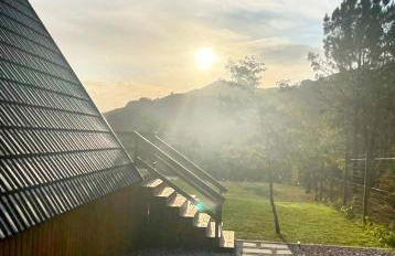Chalés Luna in rio A-Frame Romântica no Gerês com vista Rio - Foto 41