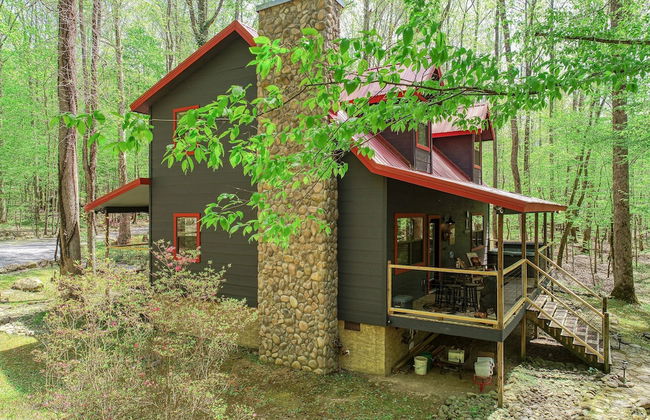 Elk Run On Cosby Creek - 2 Bedrooms, 2 Baths, Sleeps 7 Cabin by RedAwning - Foto 27