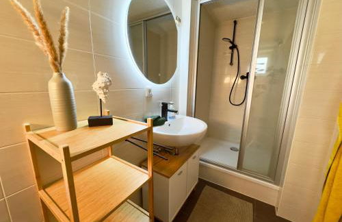 Appartment mit Garten im Beachhouse am Goitzschesee - strandnah & gemütlich - Foto 10