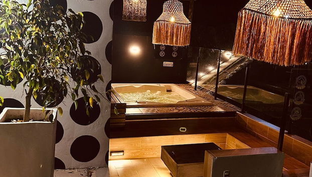 Idromassaggio all'aperto