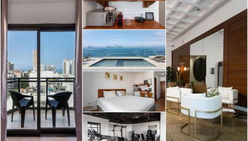 (902-B) Studio com Vista Mar e Comodidades - Foto 3