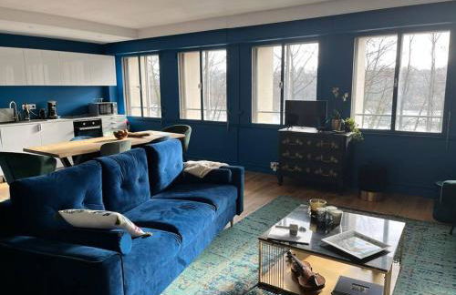 Appartement spacieux 2 chambres avec vue sur le Rhône et parc - Foto 9