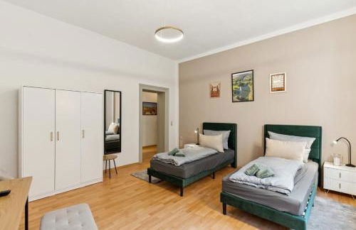 Larooms Halle - Apartment KU11 - 2 Schlafzimmer - 4 Betten - Waschmaschine & Trockner - Foto 13