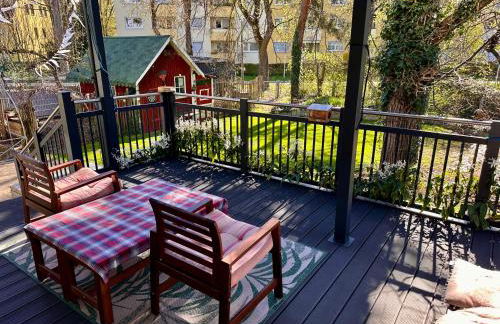 Top Wohnung in Stadtvilla mit Terrasse und Garten - Foto 14