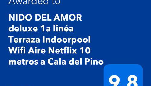 NIDO DEL AMOR deluxe 1a linéa Terraza Indoorpool Wifi Aire Netflix 10 metros a Cala del Pino - Foto 5