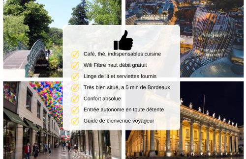 Charmante échoppe Bordelaise à deux pas du centre - Foto 3