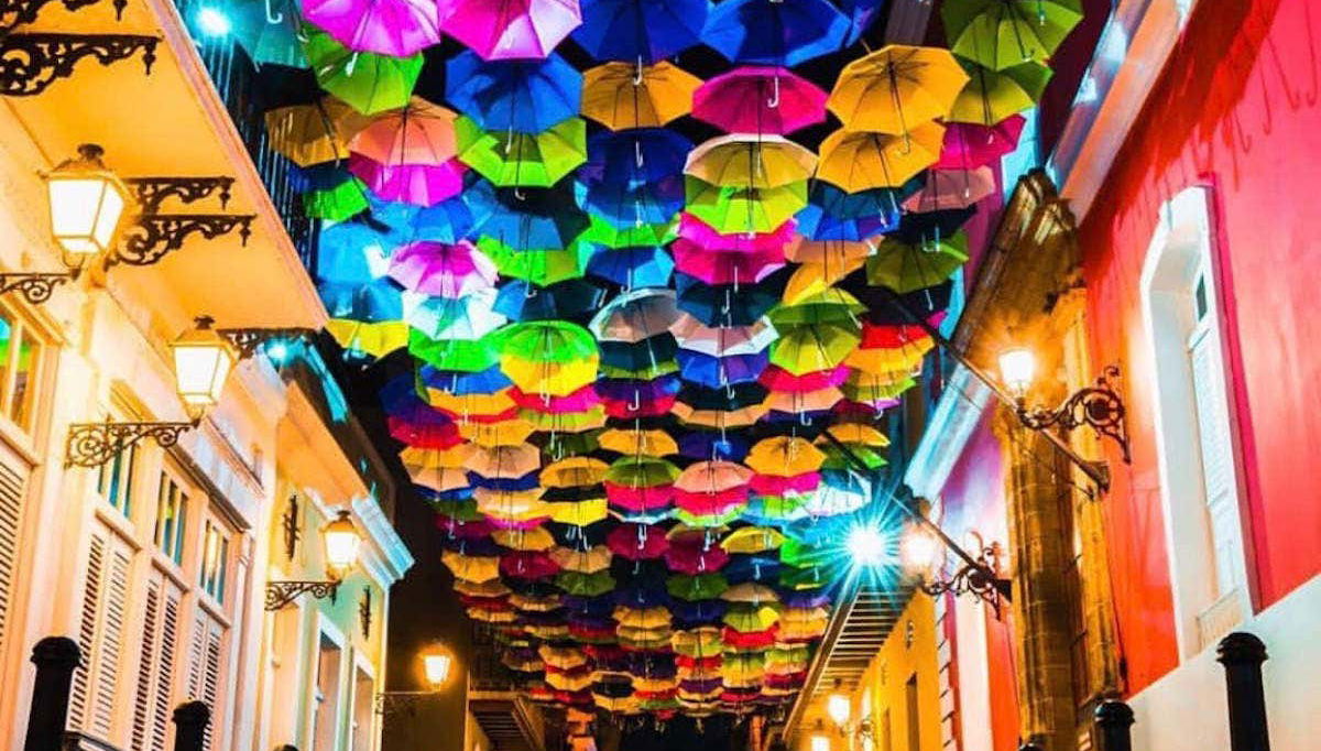 Paraguas de la calle Fortaleza