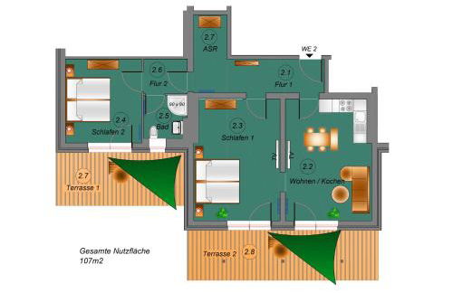 Suite WIDAR - Odins Blick Wohnung 2 - Privatstrand, Sauna, Garten - Foto 41