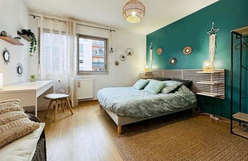 LOASIS -T4 Garage Clim Terrasse WIFI Centre-Ville - Foto 4