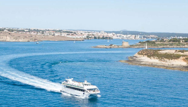 Admire the clear blue waters