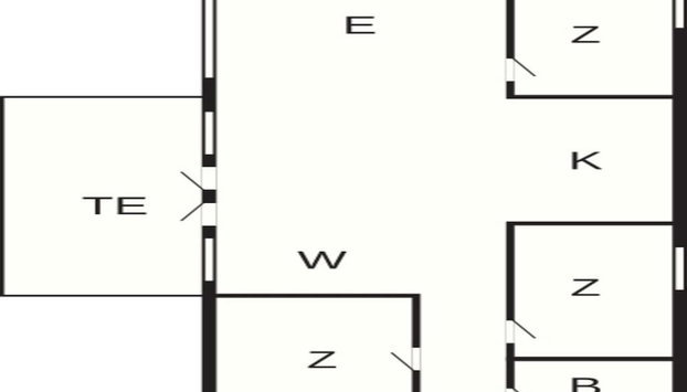 6 Person Holiday Home in Saltum - Foto 5, Plano