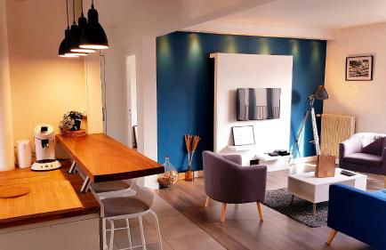 Le Bleu - Parking - 2 chambres - 1 bureau - Foto 1