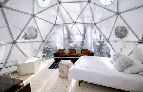 Cozy Unique Dome for a Romantic Glamping Getaway on a Private Farm in Woodridge, New York - Foto 19