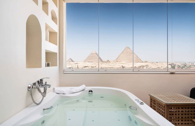 Jacuzzi Studio @ The Pyramids Free Airport Pickup - Foto 19