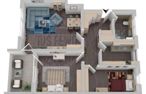 TuS-FeWo#01 - 3 Zimmer Familienwohnung mit WLAN & Netflix - Foto 23