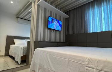 Flat Beach Class Excelsior - Apto Completo para 4 pessoas vista rio e mar - Foto 8