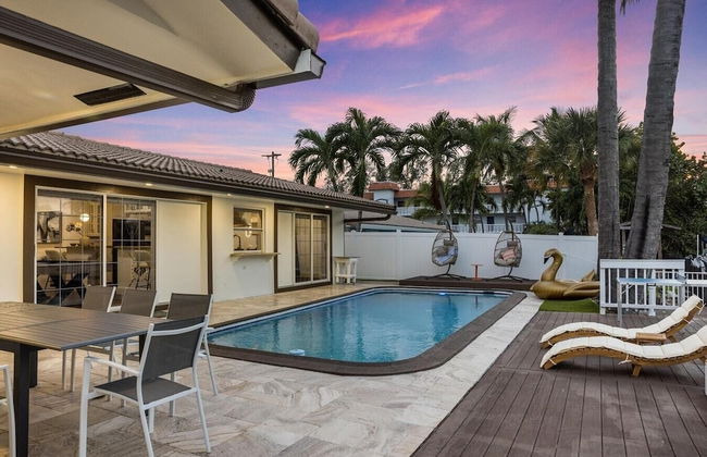 Fort Lauderdale 4Bd Villa Waterfront Dock Pool - Foto 53