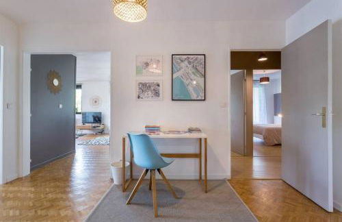 Appartement Lyon Centre Confluence 100 m2 Parking Terrasses - Foto 9