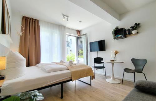 UniverCity Apartment für bis zu 4, Terrasse, Grill - Foto 23