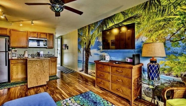 YOUR HAWAIIAN TROPICAL GARDEN VIEW STUDIO - KONA ISLANDER INN CONDOS condo - Foto 5, Habitación