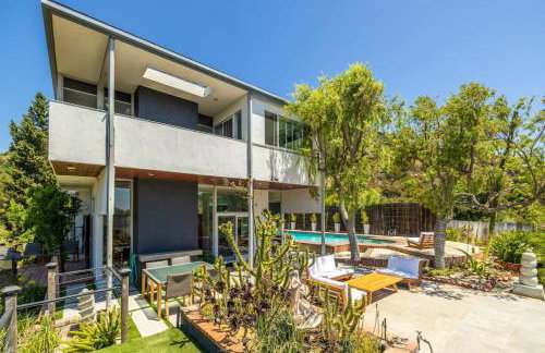 Hilltop Designer Midcentury Modern 4BR Pool HotTub - Foto 49