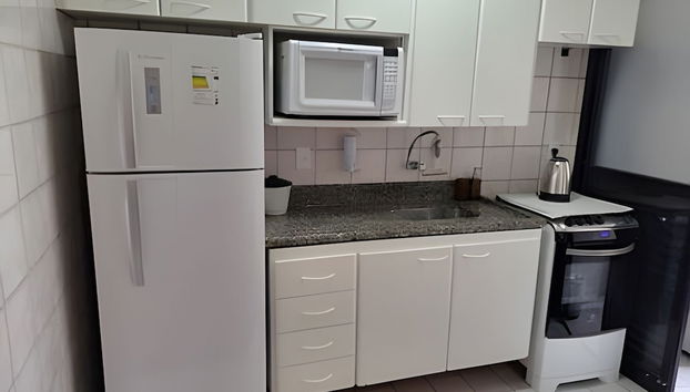 Get a Flat 94B Impecável - Berrini SP - Foto 3, Cocina privada