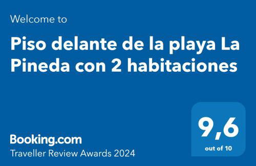 Piso delante de la playa La Pineda con 2 habitaciones - Photo 5