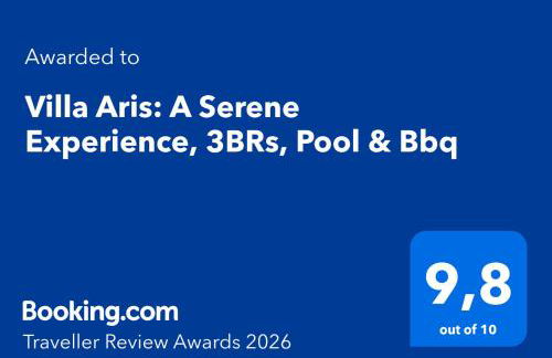 Villa Aris: A Serene Experience, 3BRs, Pool & Bbq - Photo 144