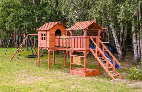 Nowy domek z podgrzewanym basenem na wyłączność - Foto 49