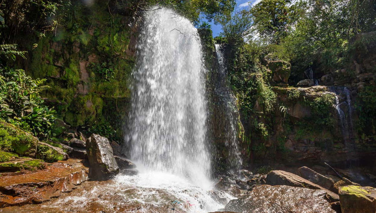 Waterfall in Güejar River