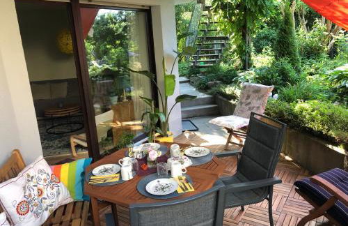 Souterrainwohnung mit großem Garten und Sauna - Photo 20