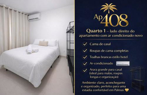 Apartamento em Frente ao Capim Dourado, 2 quartos com AR - Foto 14