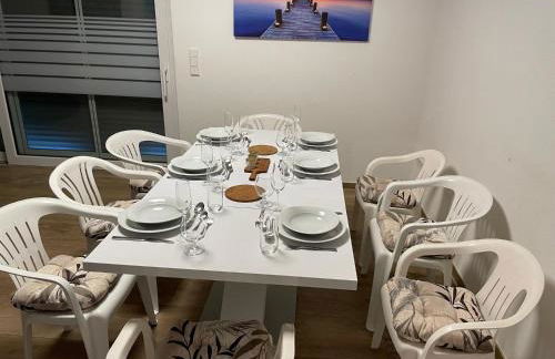 Ruhig gelegene EG-Neubauwohnung & Garten, überdachte Terrasse, Insektenschutz, Fußbodenheizung, EBK für max 7 Personen - Foto 16