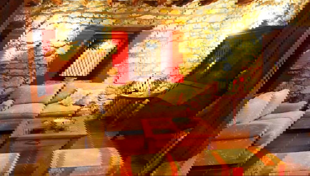 Coin salon dans le hall