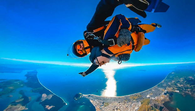 Tauranga vue du ciel