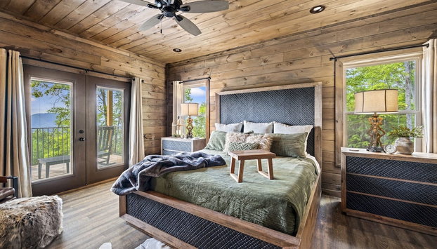 Endless Blue Skies 5 Bedroom Cabin - Foto 5, Habitación