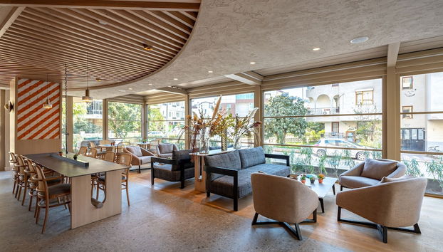 Zona de estar del vestíbulo